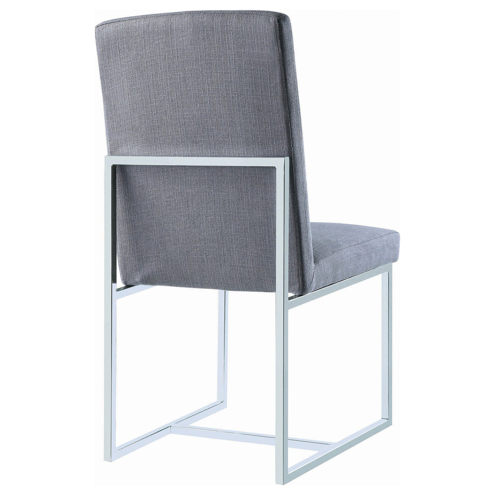 Mackinnon Upholstered Dining Side Chair Grey (Set of 2) - Tampa Furniture Outlet