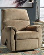 Tampa Furniture Outlet - Ashley Furniture - Nerviano Living Room - Zero Wall Recliner / Mocha - 1080129