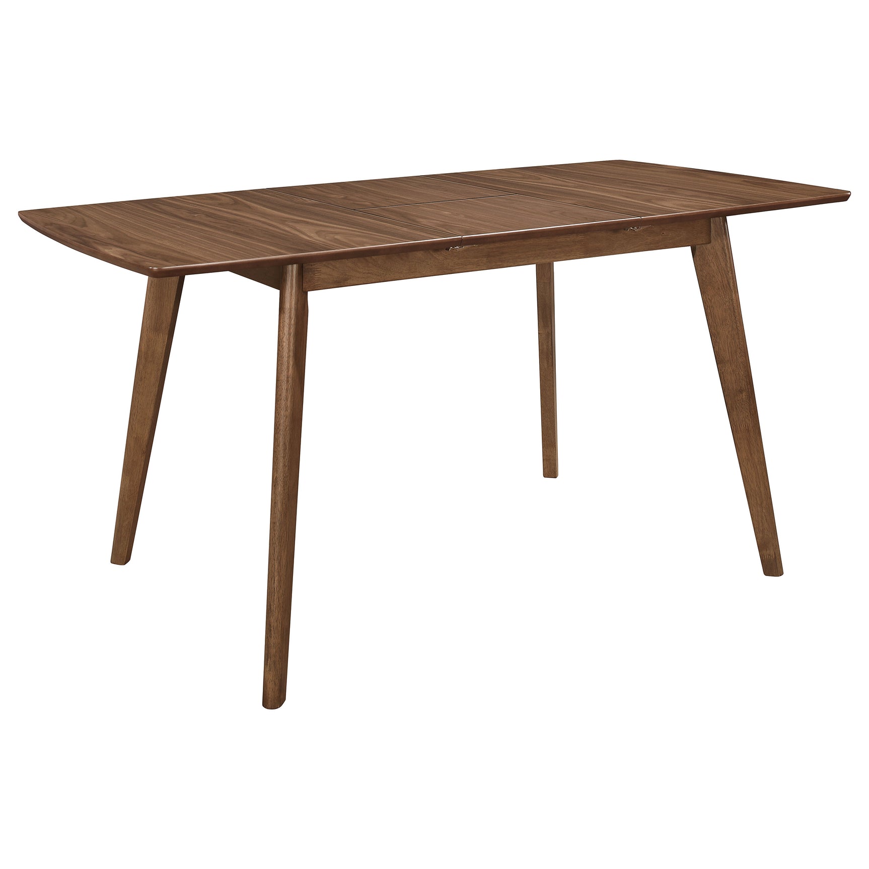 Alfredo 5-piece Butterfly Leaf Dining Set Natural Walnut - Tampa Furniture Outlet
