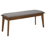 Alfredo 6-piece Butterfly Leaf Dining Set Natural Walnut - Tampa Furniture Outlet