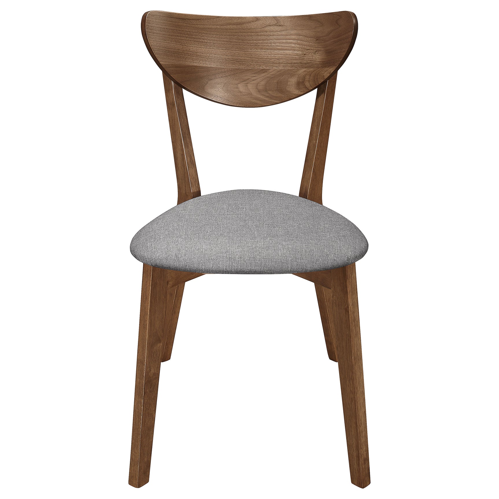 Alfredo Dining Side Chair Grey and Natural Walnut (Set of 2) - Tampa Furniture Outlet