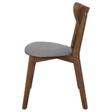 Alfredo Dining Side Chair Grey and Natural Walnut (Set of 2) - Tampa Furniture Outlet