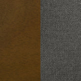 Alfredo Upholstered Dining Bench Grey and Natural Walnut - Tampa Furniture Outlet