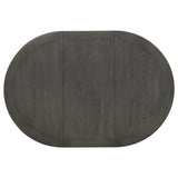 Lavon 5-piece Oval Extension Leaf Dining Set Medium Grey - Tampa Furniture Outlet