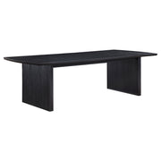 Tampa Furniture Outlet - Coaster - Brookmead 100-inch Extension Leaf Dining Table Black - 108231