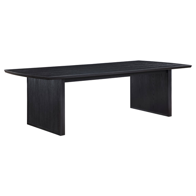 Tampa Furniture Outlet - Coaster - Brookmead 100-inch Extension Leaf Dining Table Black - 108231