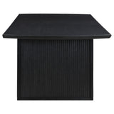 Brookmead 100-inch Extension Leaf Dining Table Black - Tampa Furniture Outlet