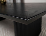 Brookmead 100-inch Extension Leaf Dining Table Black - Tampa Furniture Outlet