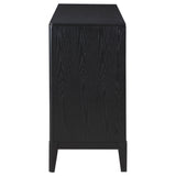 Brookmead 4-door Sideboard Buffet Storage Cabinet Black - Tampa Furniture Outlet