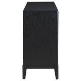 Brookmead 4-door Sideboard Buffet Storage Cabinet Black - Tampa Furniture Outlet