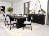 Brookmead 4-door Sideboard Buffet Storage Cabinet Black - Tampa Furniture Outlet