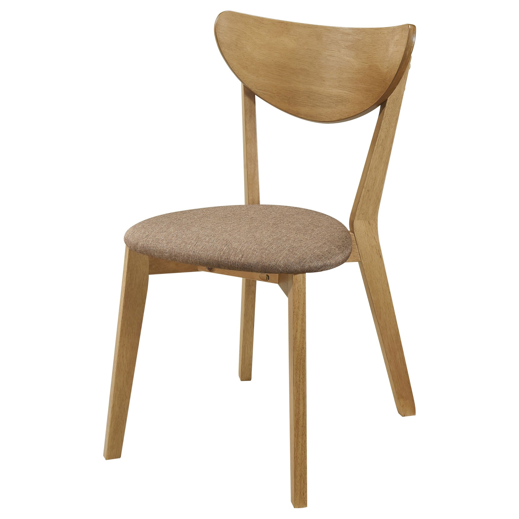 Elowen Wood Dining Side Chair Light Walnut (Set of 2) - Tampa Furniture Outlet