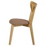 Elowen Wood Dining Side Chair Light Walnut (Set of 2) - Tampa Furniture Outlet