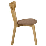 Elowen Wood Dining Side Chair Light Walnut (Set of 2) - Tampa Furniture Outlet