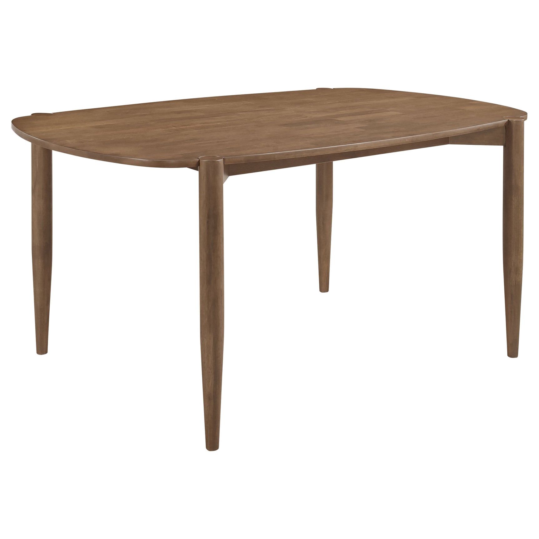 Dortch 5-piece Oval Solid Wood Dining Set Walnut - Tampa Furniture Outlet
