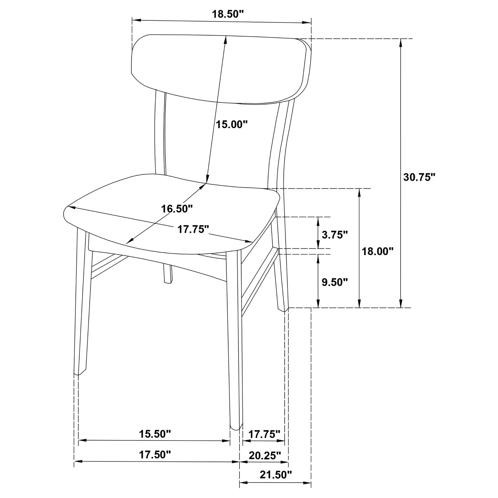 Dortch 5-piece Oval Solid Wood Dining Set Walnut - Tampa Furniture Outlet