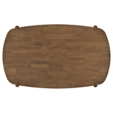 Dortch 7-piece Oval Solid Wood Dining Set Walnut - Tampa Furniture Outlet