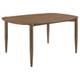Tampa Furniture Outlet - Coaster - Dortch Oval 63-inch Solid Wood Dining Table Walnut - 108461