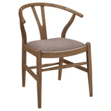Dinah 5-piece Round Solid Wood Dining Set Walnut - Tampa Furniture Outlet