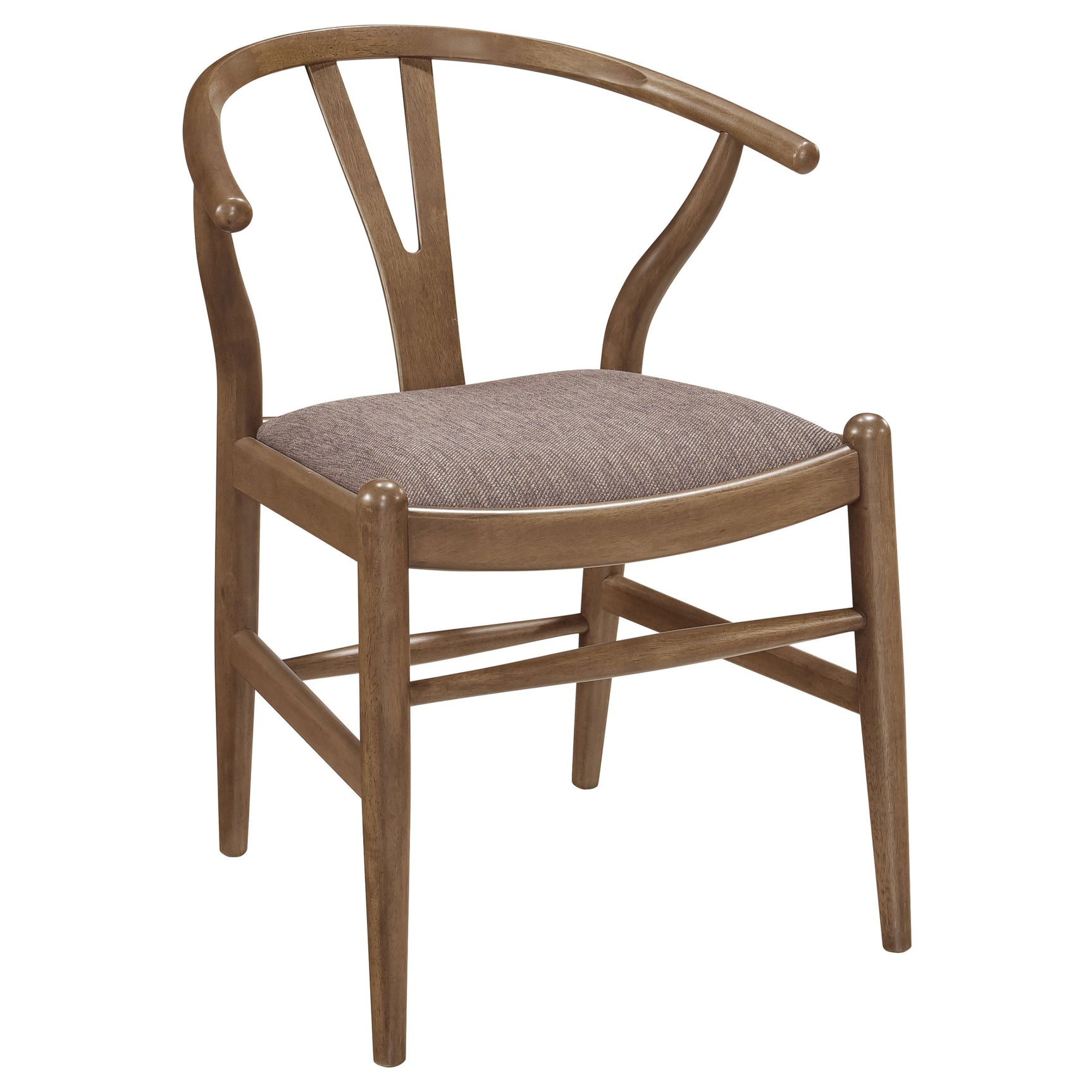 Dinah 5-piece Round Solid Wood Dining Set Walnut - Tampa Furniture Outlet