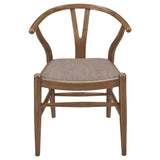 Dinah 5-piece Round Solid Wood Dining Set Walnut - Tampa Furniture Outlet