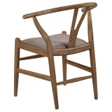 Dinah 5-piece Round Solid Wood Dining Set Walnut - Tampa Furniture Outlet