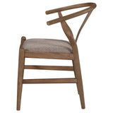 Dinah Wood Wishbone Dining Side Chair Walnut (Set of 2) - Tampa Furniture Outlet