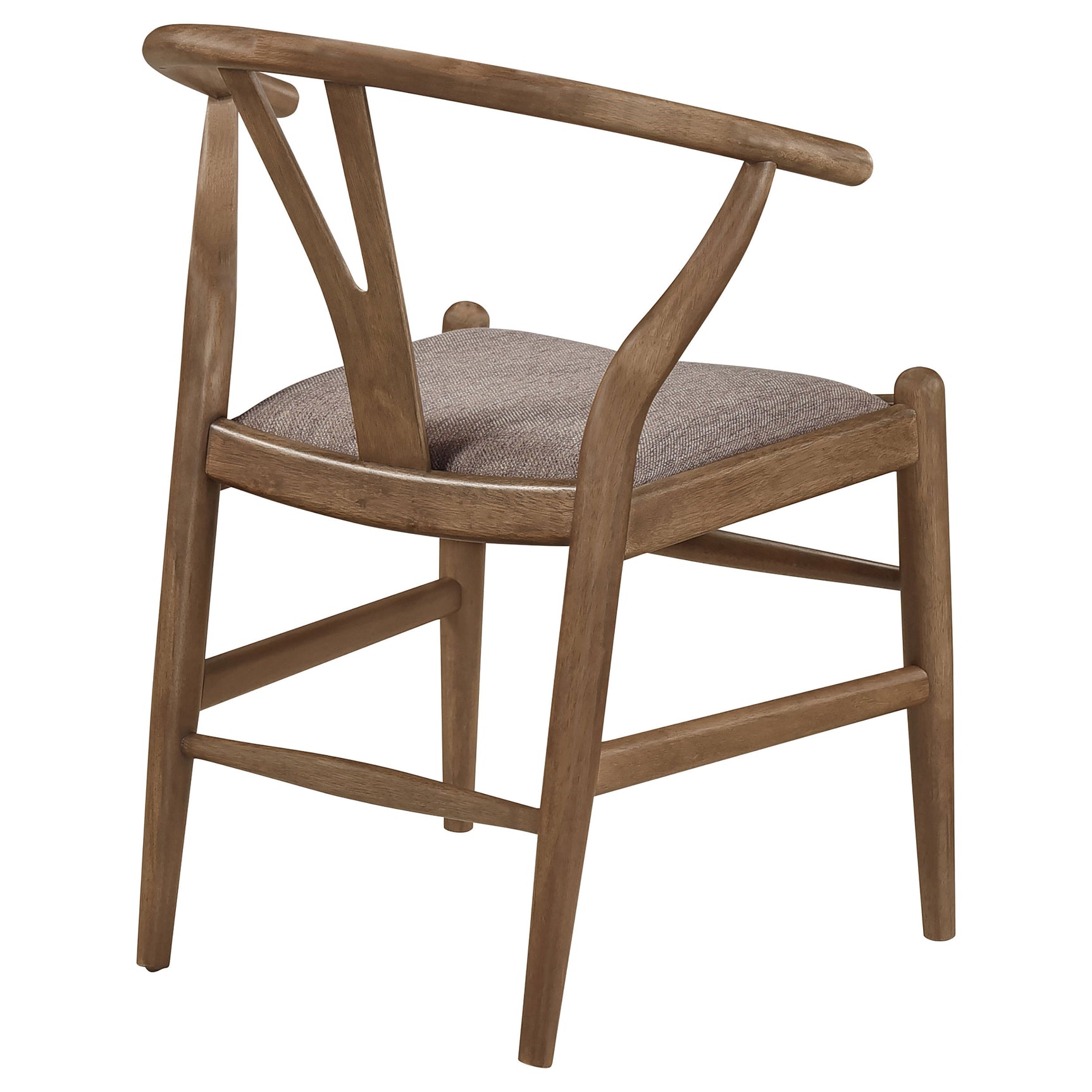 Dinah Wood Wishbone Dining Side Chair Walnut (Set of 2) - Tampa Furniture Outlet