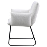 Ackland Upholstered Dining Arm Chair Light Grey (Set of 2) - Tampa Furniture Outlet