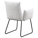 Ackland Upholstered Dining Arm Chair Light Grey (Set of 2) - Tampa Furniture Outlet