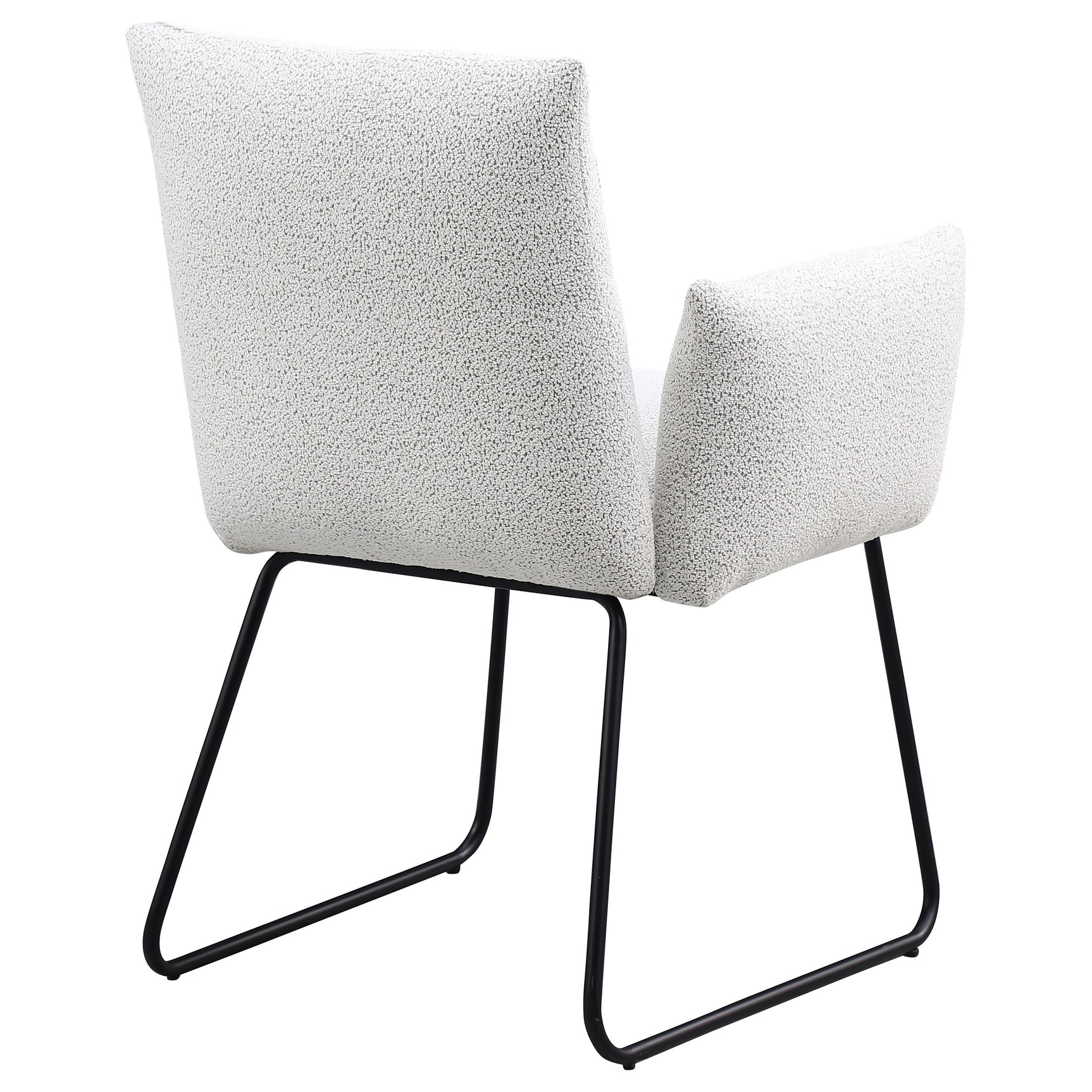 Ackland Upholstered Dining Arm Chair Light Grey (Set of 2) - Tampa Furniture Outlet