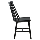 Middleton 6-piece Extension Leaf Dining Set Brown and Black - Tampa Furniture Outlet