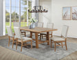 Tampa Furniture Outlet - Coaster - Middleton 7-piece Extension Leaf Dining Set Brown and Beige - 108540-S7