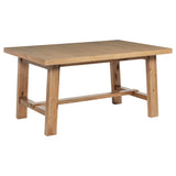 Middleton 76-inch Extension Leaf Dining Table Natural Brown - Tampa Furniture Outlet
