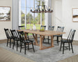 Tampa Furniture Outlet - Coaster - Middleton 9-piece Extension Leaf Dining Set Brown and Black - 108541-S9B