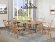 Tampa Furniture Outlet - Coaster - Middleton 9-piece Extension Leaf Dining Set Natural Brown - 108541-S9N