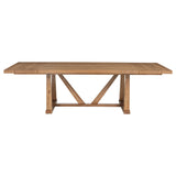 Middleton 9-piece Extension Leaf Dining Set Natural Brown - Tampa Furniture Outlet