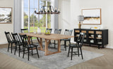 Middleton 106-inch Extension Leaf Dining Table Natural Brown - Tampa Furniture Outlet