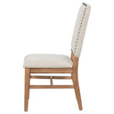 Middleton Upholstered Dining Side Chair Beige (Set of 2) - Tampa Furniture Outlet