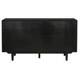 Middleton 4-door Sideboard Server with Dual Drawers Black - Tampa Furniture Outlet