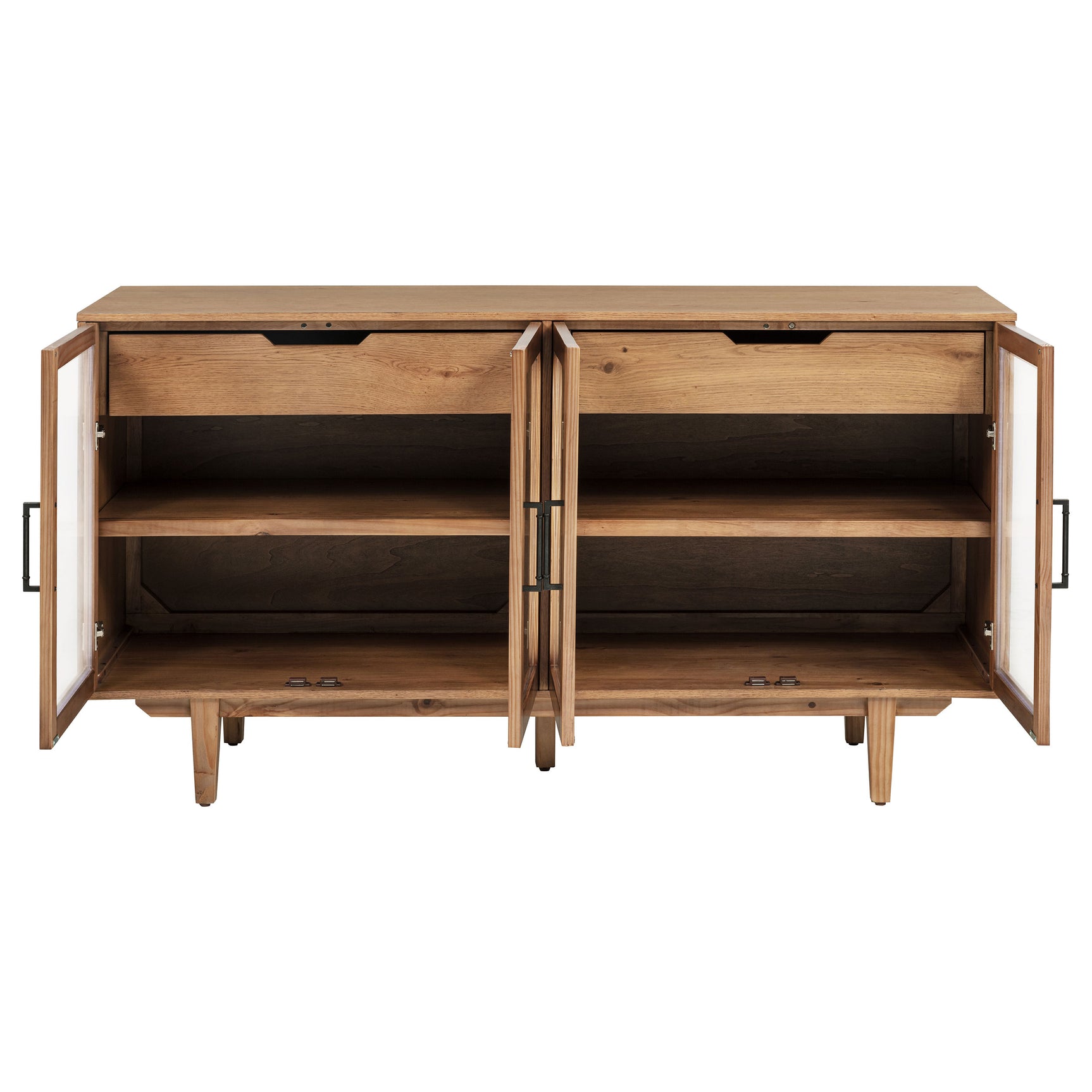 Middleton 4-door Sideboard Server with Dual Drawers Natural - Tampa Furniture Outlet