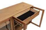 Middleton 4-door Sideboard Server with Dual Drawers Natural - Tampa Furniture Outlet