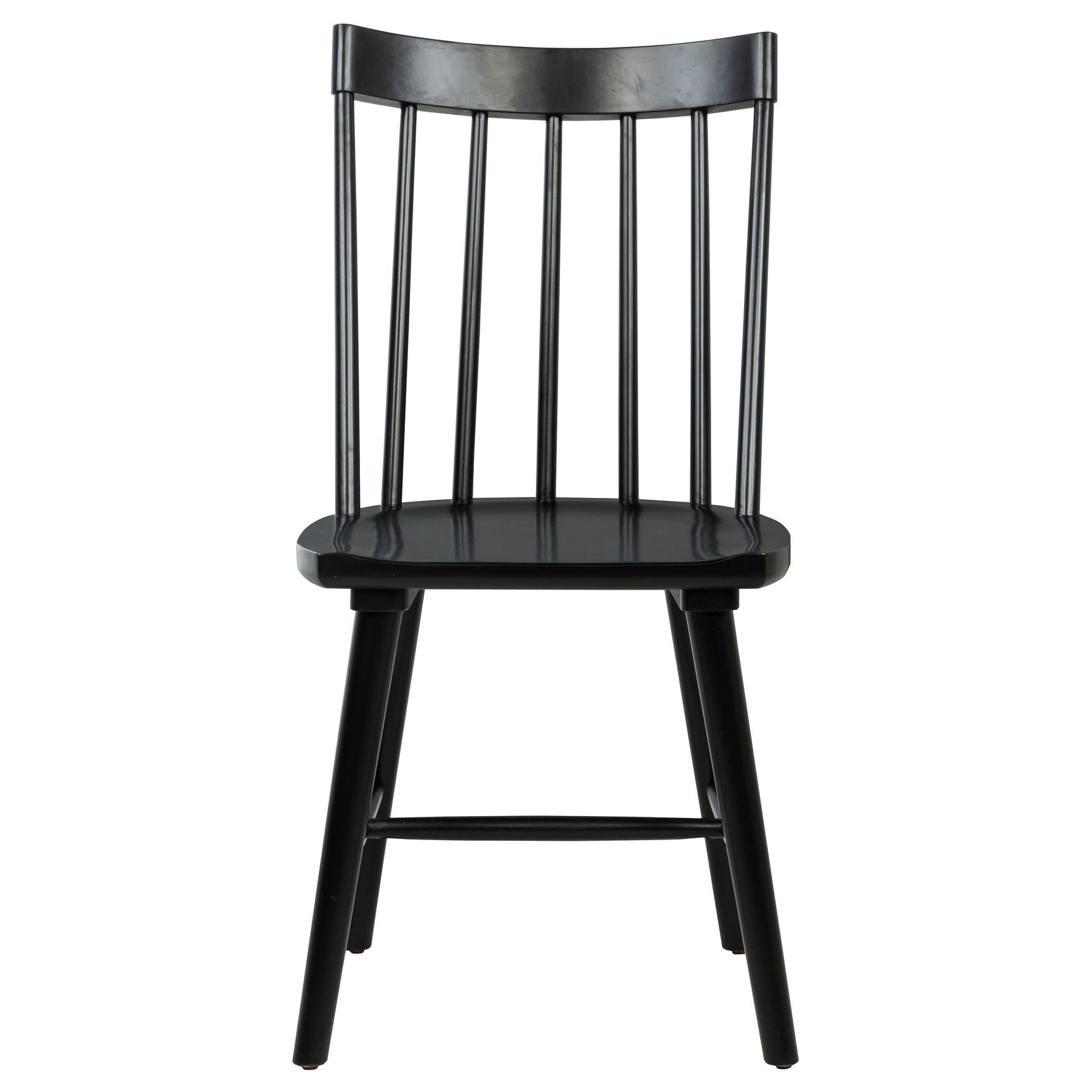 Middleton Solid Wood Dining Side Chair Black (Set of 2) - Tampa Furniture Outlet
