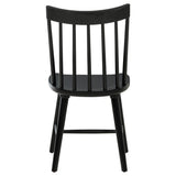 Middleton Solid Wood Dining Side Chair Black (Set of 2) - Tampa Furniture Outlet