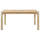 Parkridge 5-piece 59-inch Wood Dining Set White Washed - Tampa Furniture Outlet
