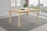 Parkridge 59-inch Rectangular Dining Table White Washed - Tampa Furniture Outlet