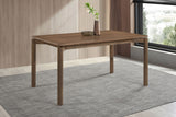 Parkridge 59-inch Rectangular Dining Table Natural Walnut - Tampa Furniture Outlet