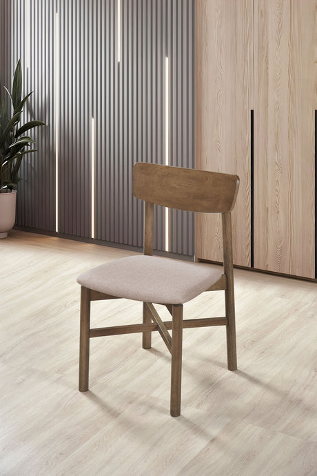 Parkridge Dining Side Chair Natural Walnut (Set of 2) - Tampa Furniture Outlet