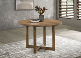 Crestmore 46-inch Round Wood Dining Table Walnut - Tampa Furniture Outlet
