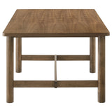 Crestmore 7-piece Rectangular Dining Table Set Walnut - Tampa Furniture Outlet